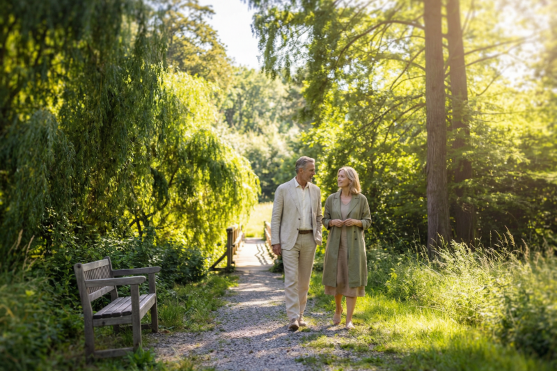Zwischen Blüten und Baumkronen (c)KI/oebf
