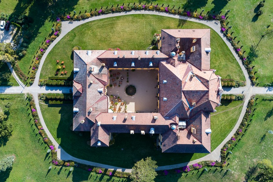 Schloss Eckartsau von oben ©ÖBf-Archiv/Panzer