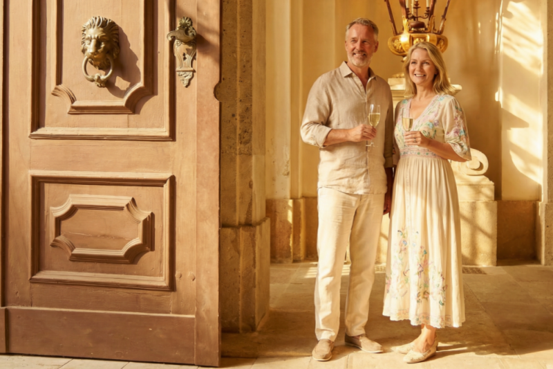 Goldene Stunde im Schloss (c)KI/oebf
