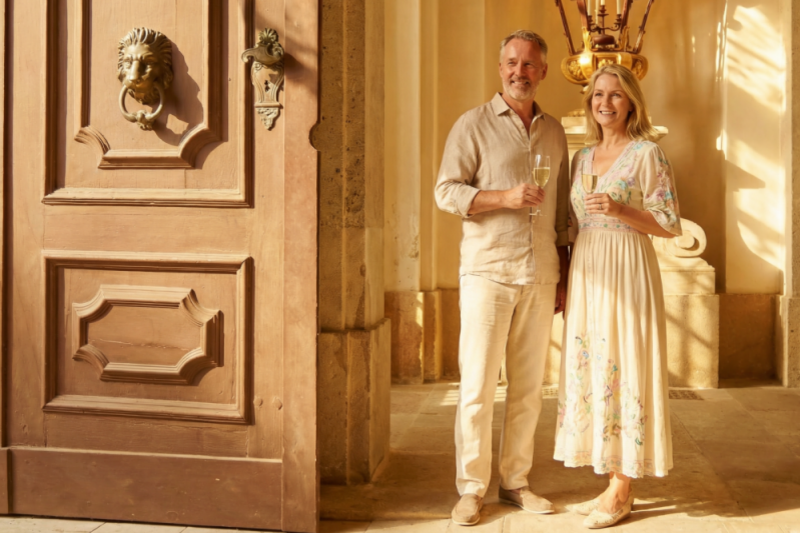 Goldene Stunde im Schloss (c)KI/oebf
